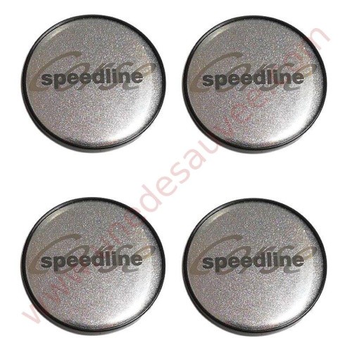 Centre roue cabochon - roue, argent
